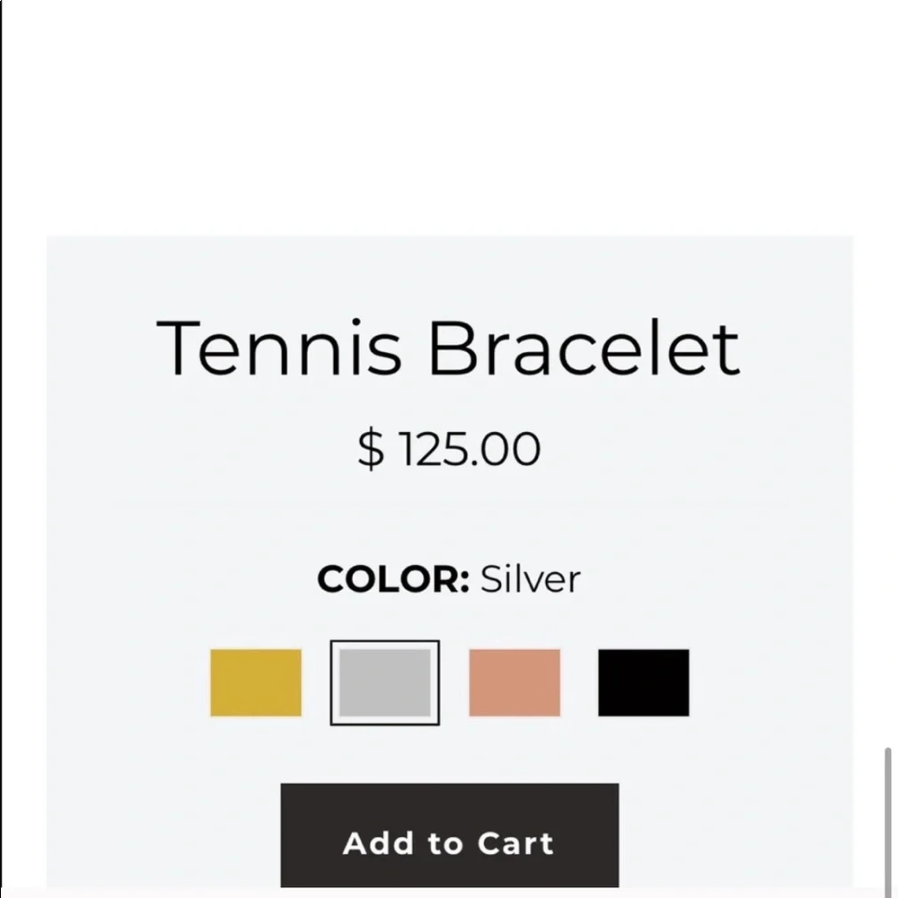 Adinas tennis bracelet - Picture 4 of 4